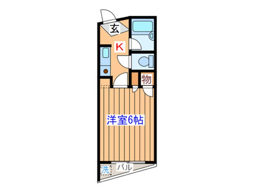 間取図 ヴィラフロ－ラ