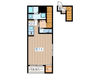 間取図 ウエノハイツ一本杉町