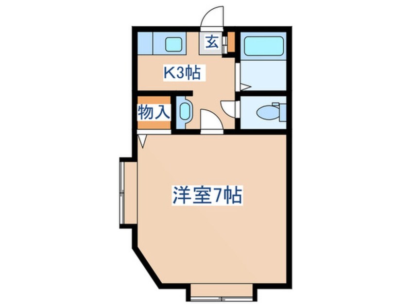 間取図 プランド河原町