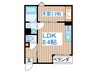REGALESTボヌール宮城野原 1LDKの間取り