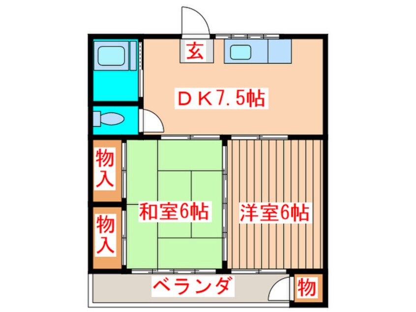 間取図 大泉アパートＡ棟
