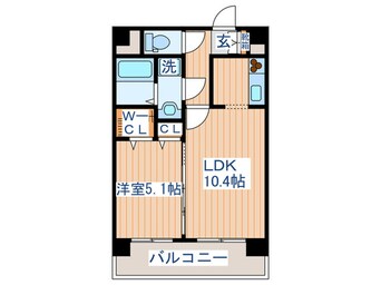 間取図 ｸﾞﾗﾝｼﾞｭ-ﾙﾏﾝｼｮﾝ高砂駅前