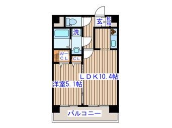 間取図 ｸﾞﾗﾝｼﾞｭ-ﾙﾏﾝｼｮﾝ高砂駅前