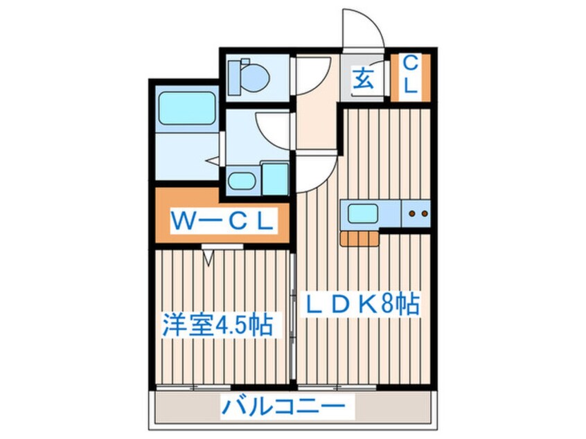 間取図 ウィステリア八幡