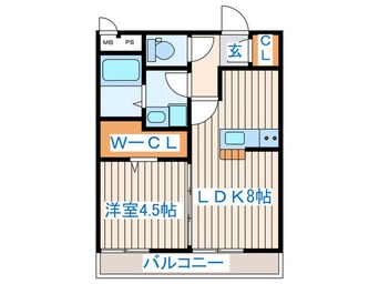 間取図 ウィステリア八幡