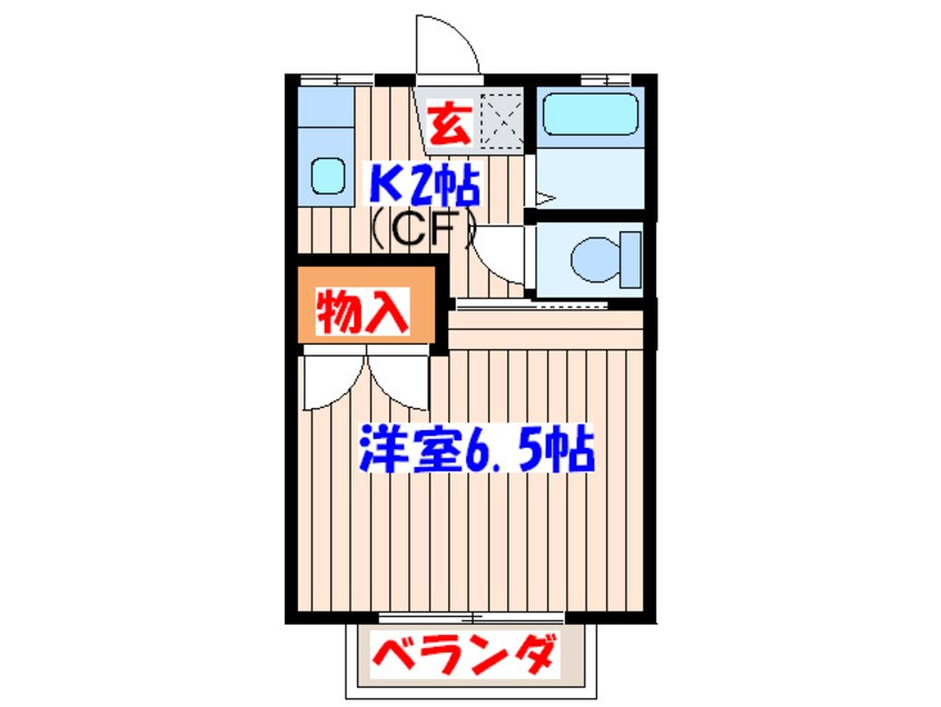 間取図 ハイツボヌ－ル