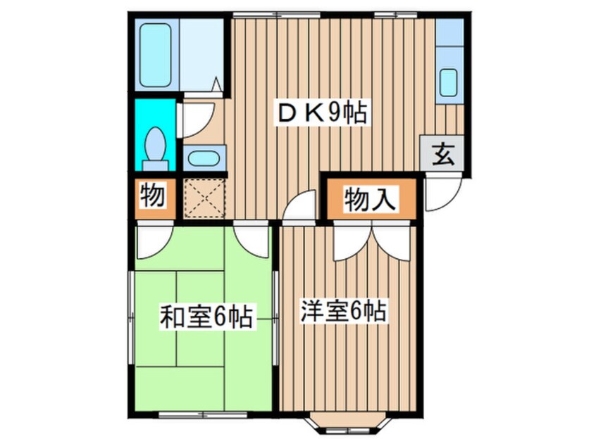 間取図 ファミ－ル旭ヶ丘