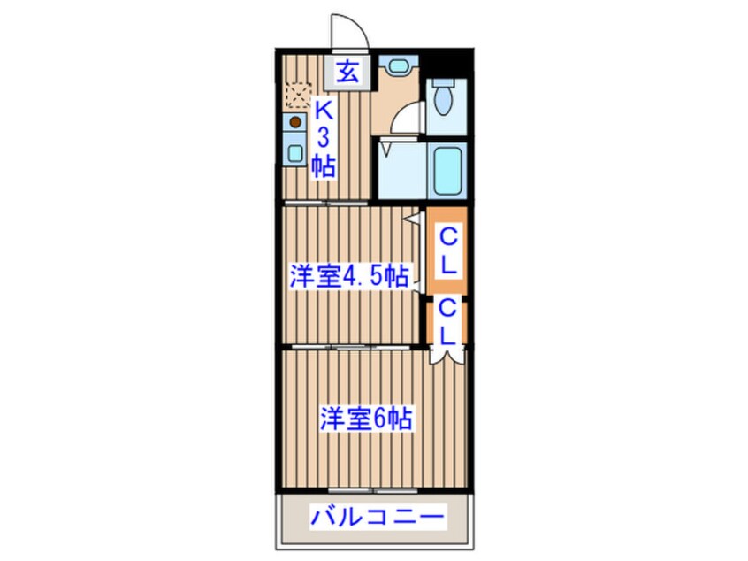 間取図 ヴァンクール小田原