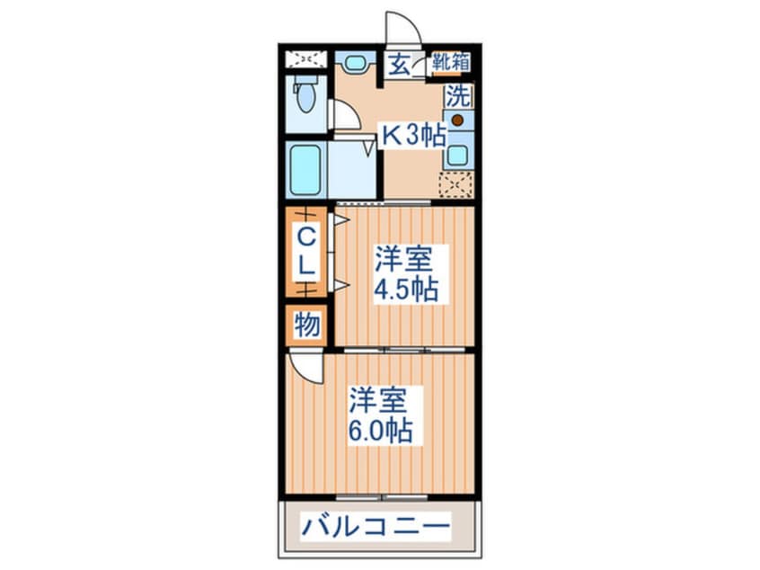 間取図 ヴァンクール小田原