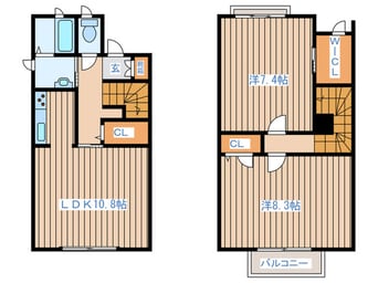 間取図 シャーメゾンプレジオD