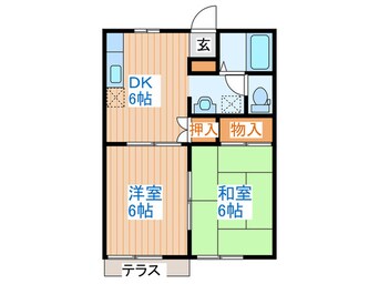 間取図 コスモライフＡ