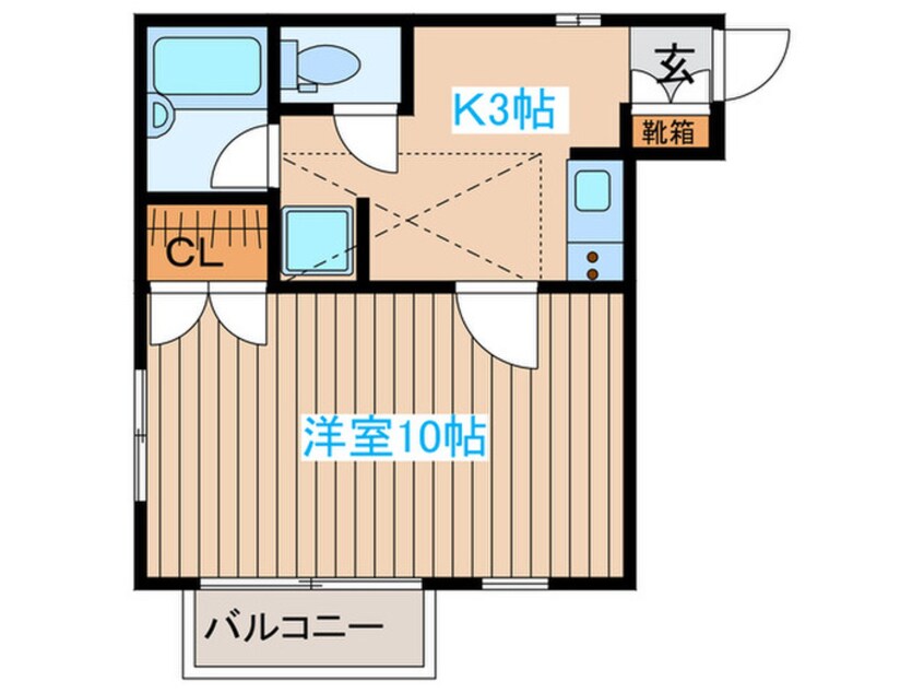 間取図 スカイハイツ宮城野