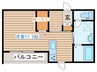 ＢＥＲＥＯ　ＧＲＡＮＳＥＮＮＡ 1Rの間取り