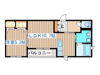 間取図 ＢＥＲＥＯ　ＧＲＡＮＳＥＮＮＡ