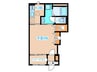 T´s House 1Kの間取り
