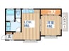 グリーンフォレスト 1LDKの間取り