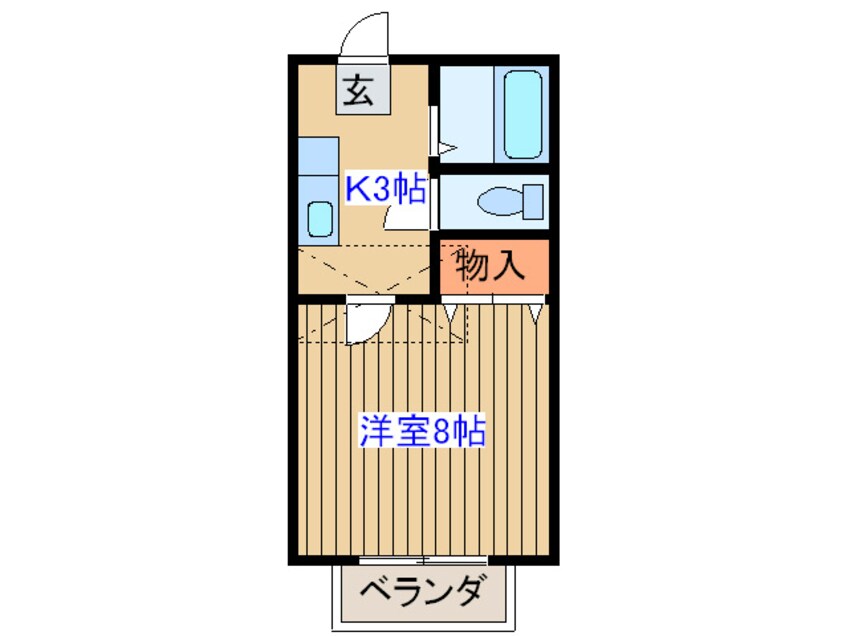 間取図 ＶＩＮＯ若林