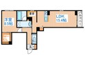 富岳五橋の間取図