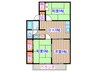 セジュ－ル柧Ａ 3DKの間取り