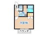 日の出ハイツ 1Kの間取り