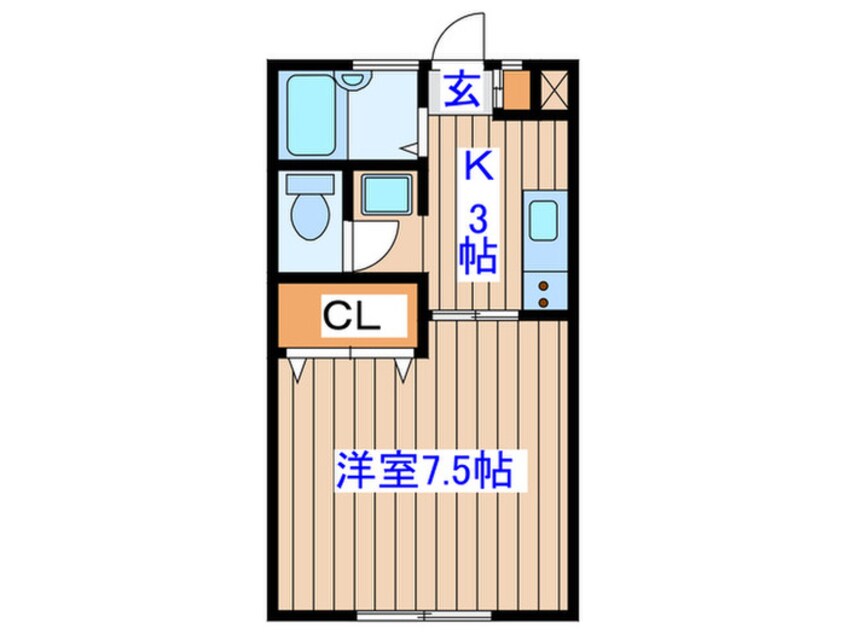 間取図 フォレスト連坊弐番館