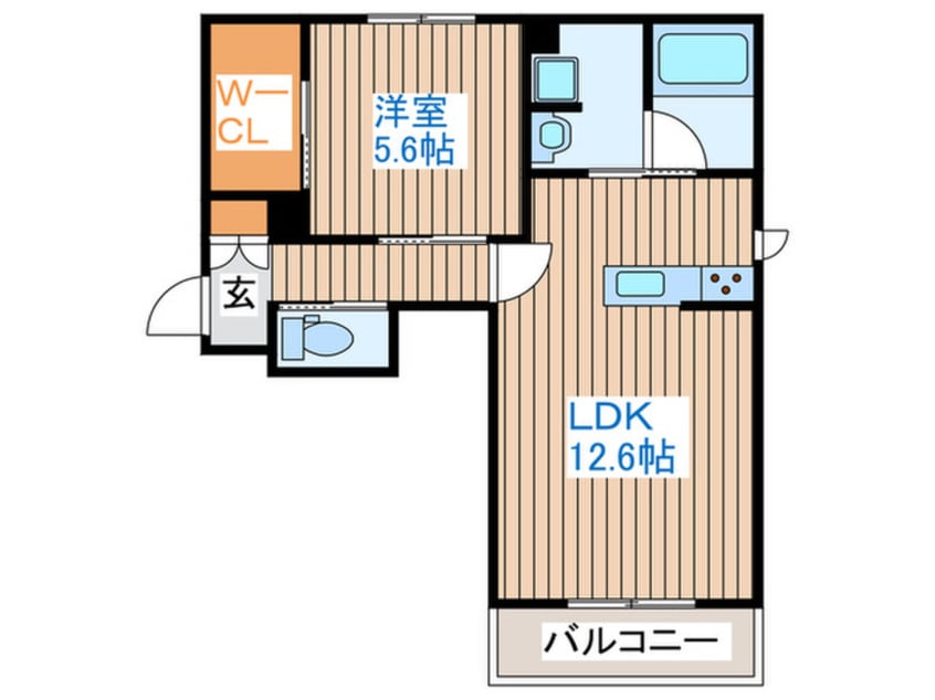 間取図 シャーメゾン　シェルフ