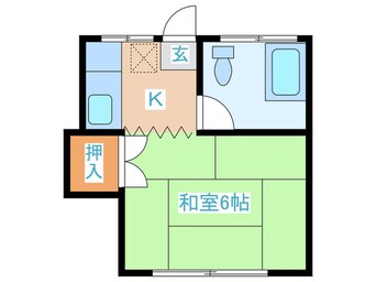 間取図 荒木コーポ