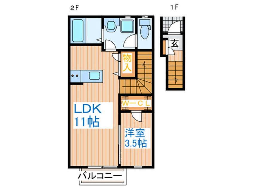 間取図 フォレスタ土樋