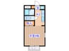 ＳＱＵＡＲＥ　ＨＯＵＳＥ 1Kの間取り