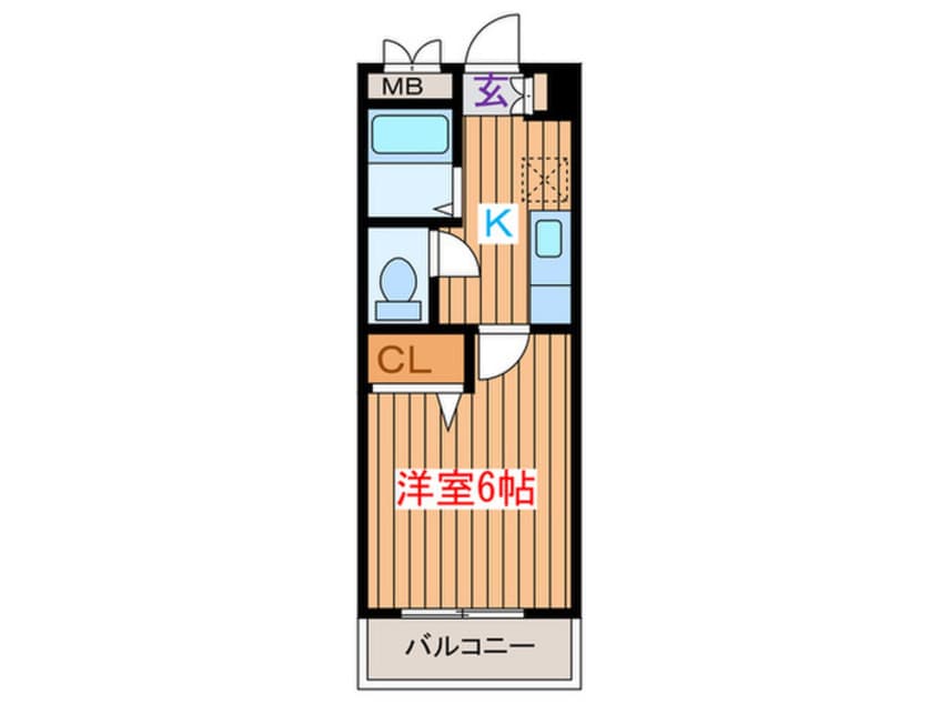 間取図 ｾﾞﾙｺﾊﾞ上杉