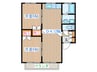 メープルＳＫ２ 2LDKの間取り