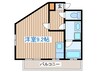 トトロ21C 1Rの間取り