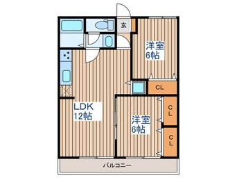 間取図 ターンドールⅠ