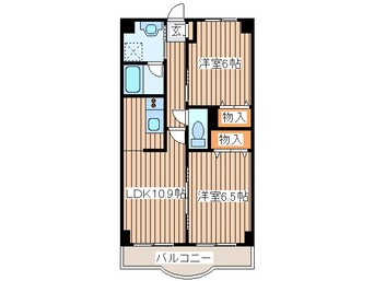 間取図 レインボ－パレス泉