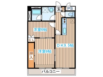 間取図 リシュ・ル－ヴルＳＴ