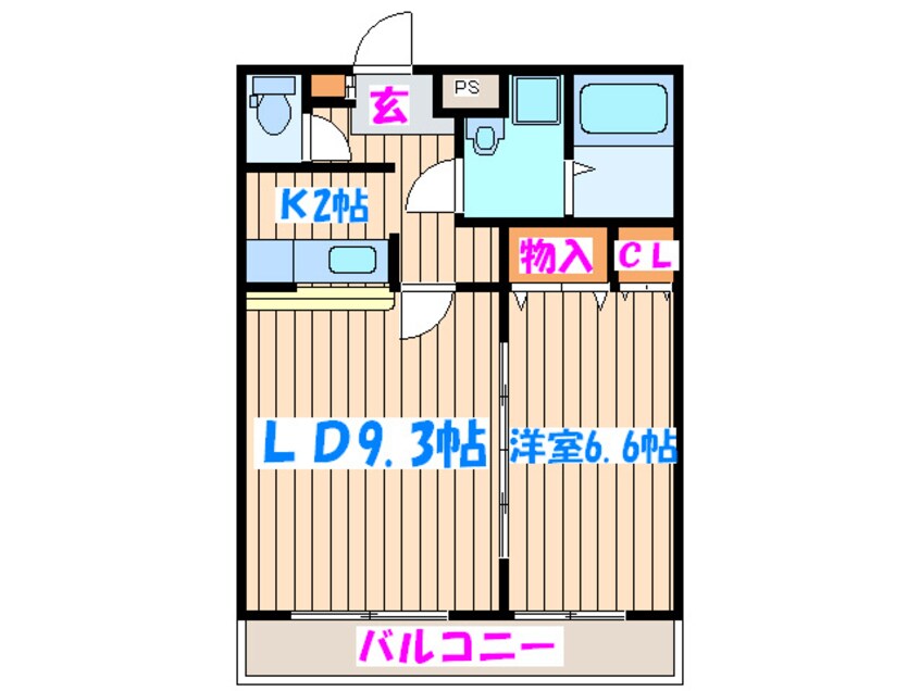 間取図 白萩ハイツ