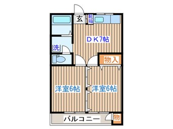 間取図 多賀城ストアビル