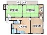 ワガツマハイツ 3DKの間取り