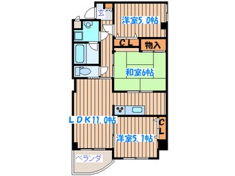 間取図 フォレスタ後楽