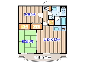 間取図 ｺﾋﾟｽ南仙台