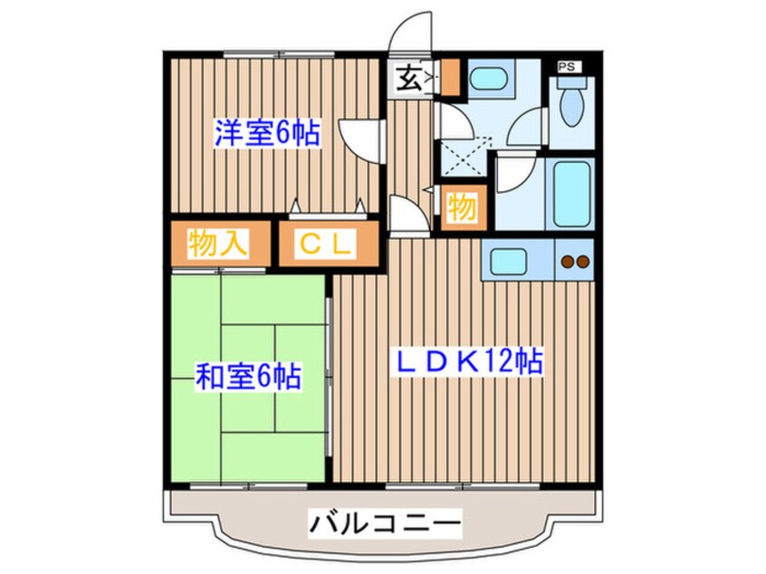 間取図 ｺﾋﾟｽ南仙台