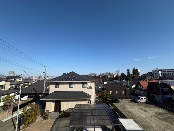 室内からの展望 ソレイユ八木山BASE