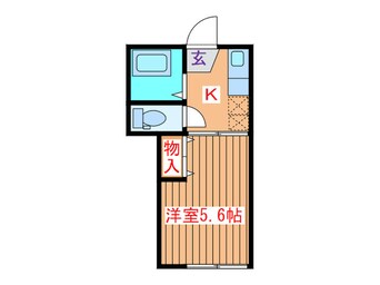 間取図 ハイネスA棟