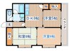 銀杏町レジデンス 3DKの間取り