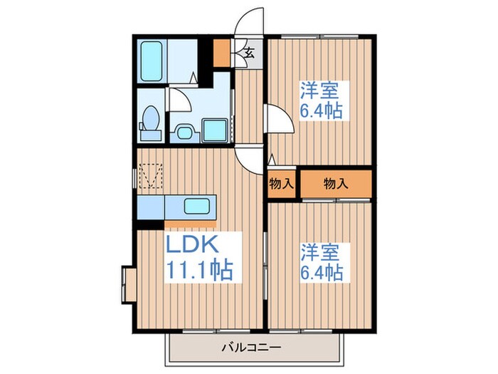 間取り図 ハイブリッジコートⅡ