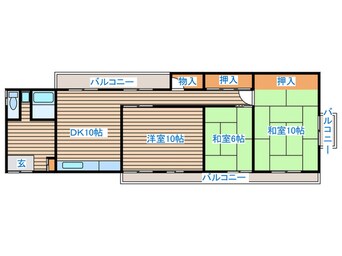 間取図 NNコーポ