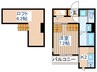 ヴィラージュ花 1Kの間取り