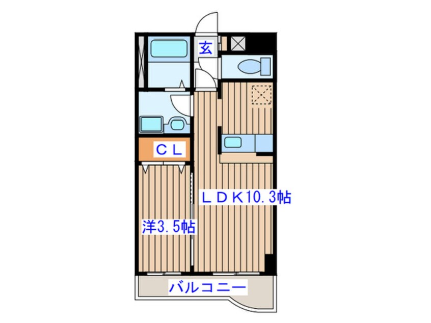 間取図 フェリシダ東仙台