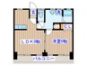 第三ショ－ケ－ビル 1LDKの間取り