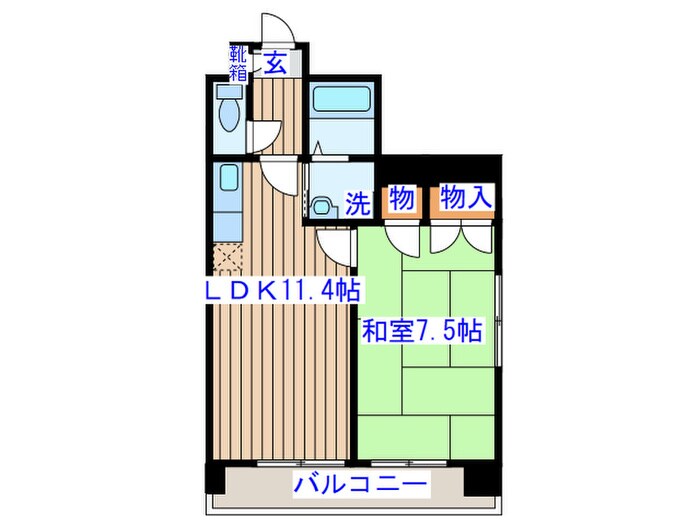 間取り図 第十一銅谷ビル